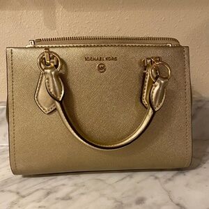 Gold Michael Kors Handbag